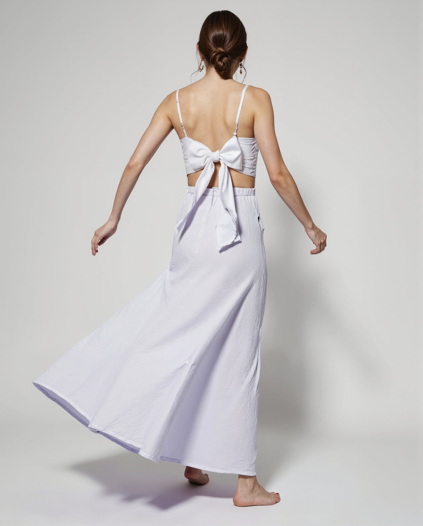 Spaghetti Strap Cotton Maxi Dress – Sleeveless Summer Gown for Women | Free Size Fit