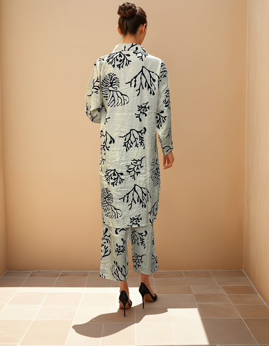 Midnight Coral Co-ord Set