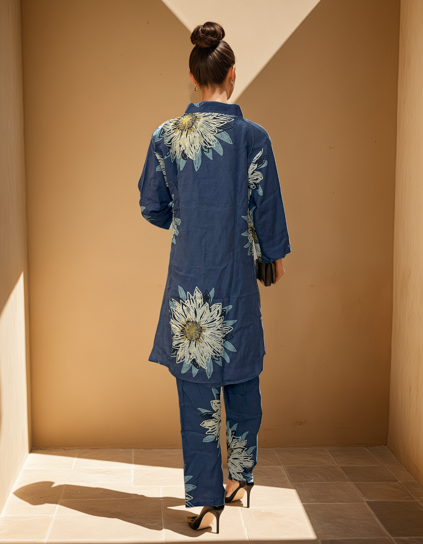 Indigo Bloom Co-ord Set