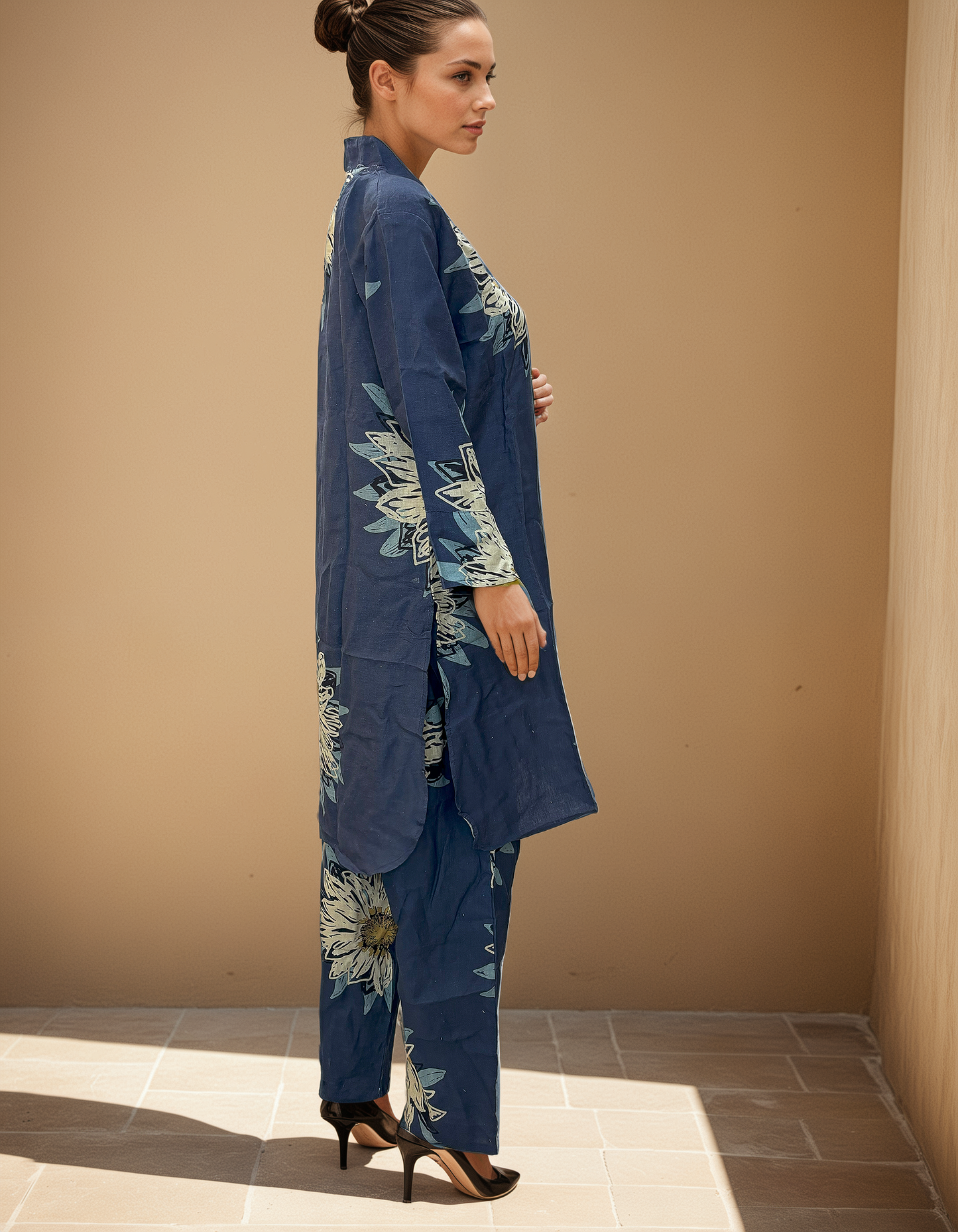 Indigo Bloom Co-ord Set
