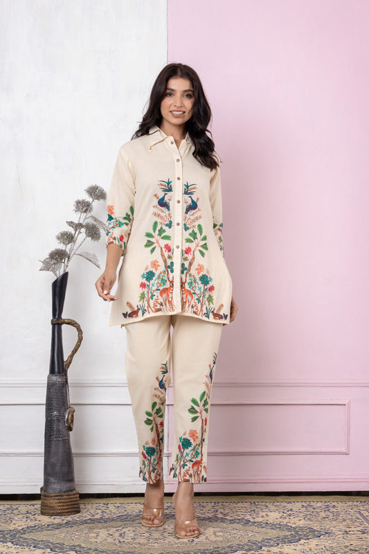 Peacock Harmony Co-ord Set