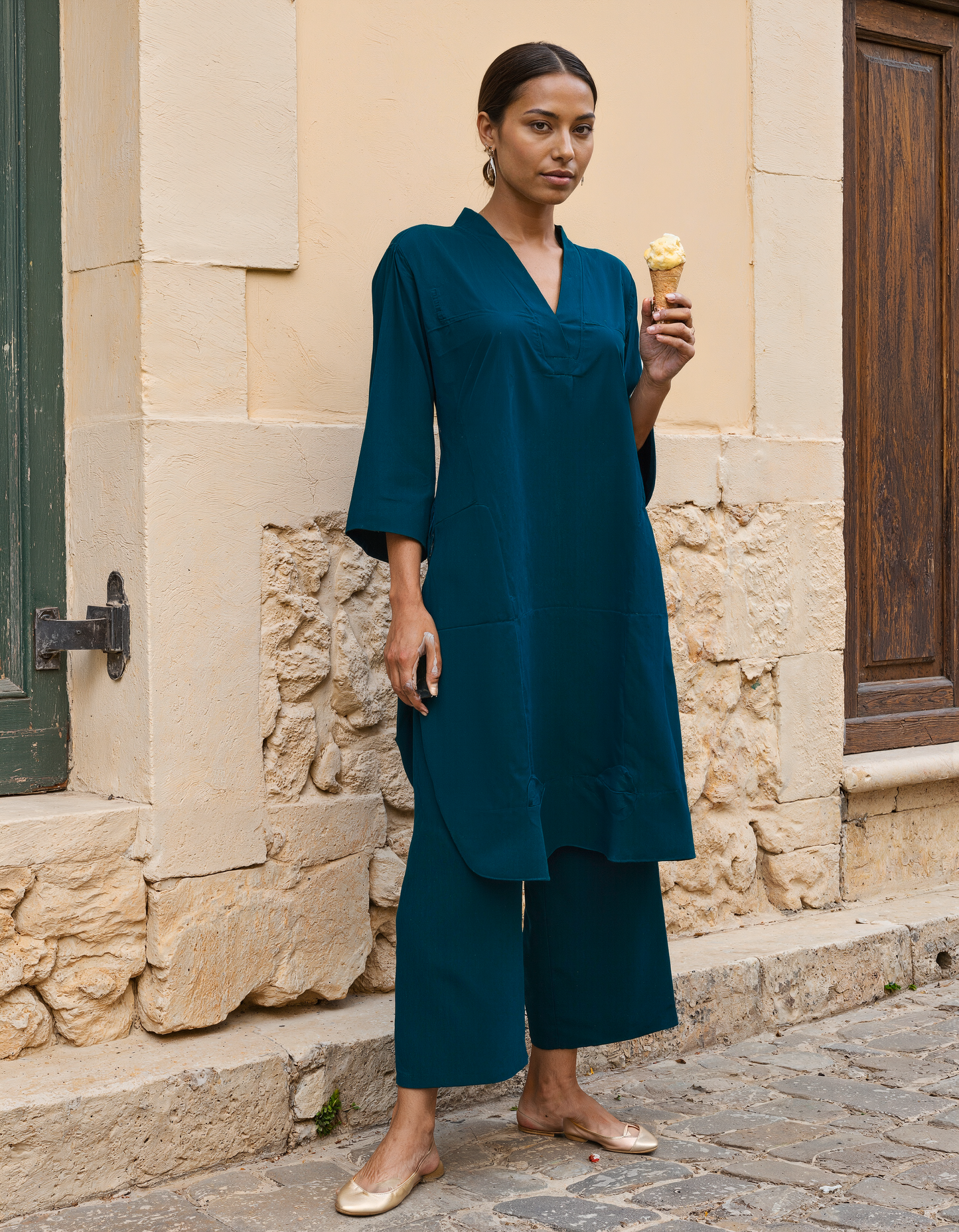 Zaria Luxe Cotton Coord Set